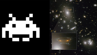 NASA Finds Space Invaders Deep in the Cosmos